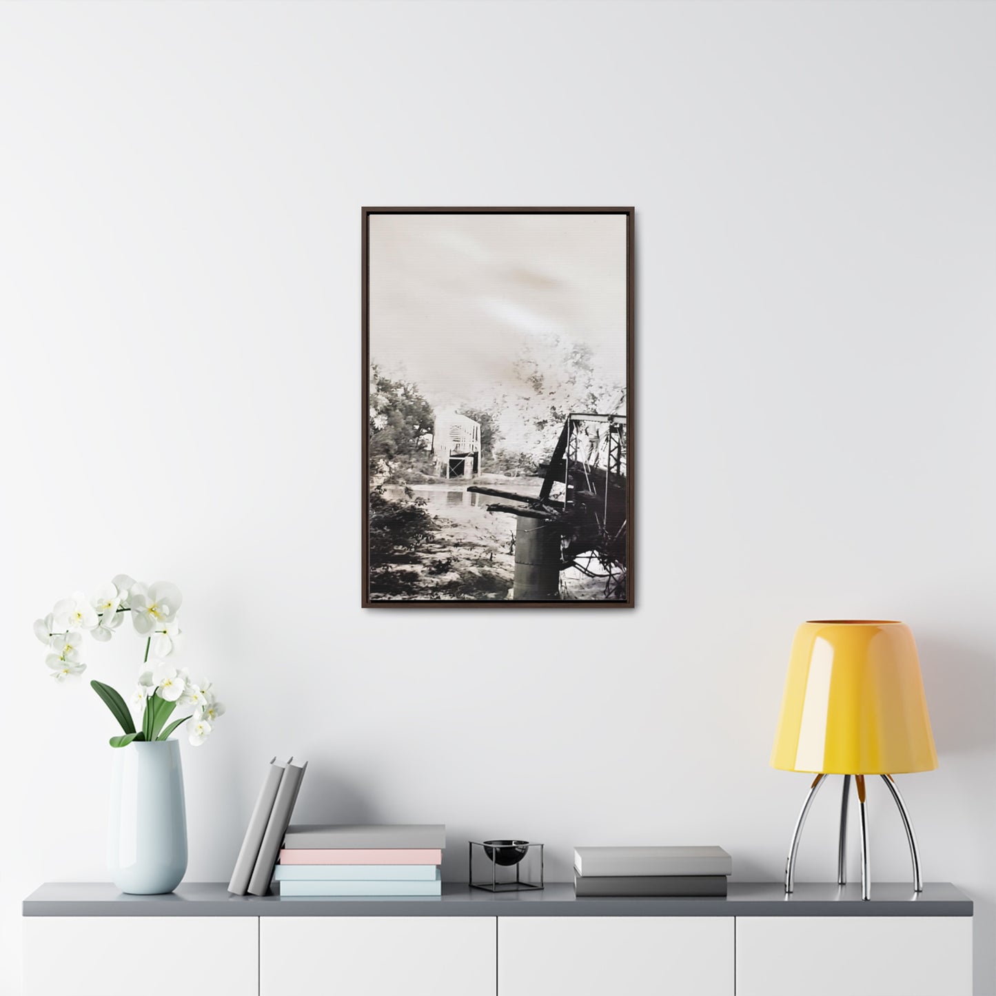 Bridge Gallery Canvas Wraps, Vertical Frame