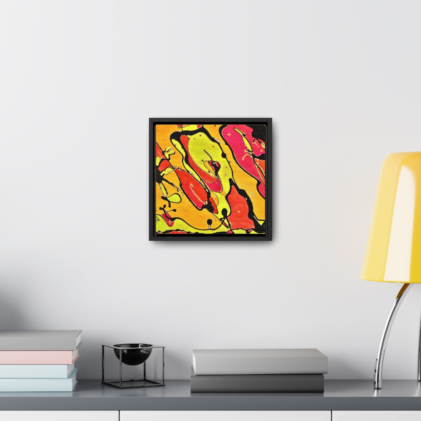 80's Rapture Gallery Canvas Wraps, Square Frame