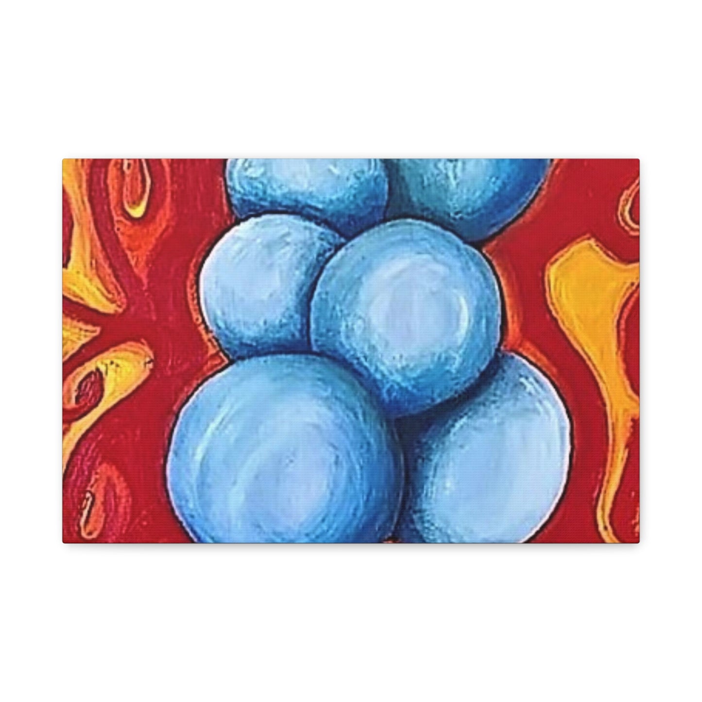 Blue Balls Canvas Gallery Wraps