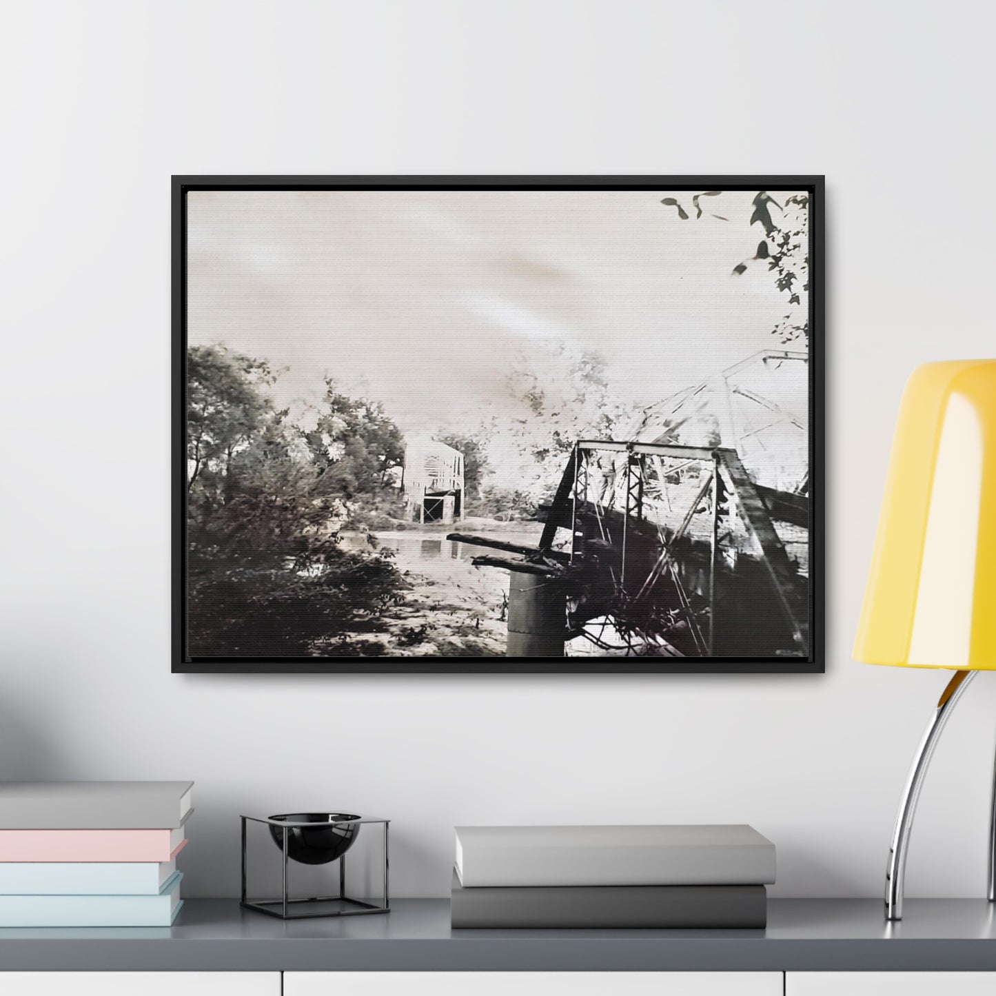 Bridge Gallery Canvas Wraps, Horizontal Frame