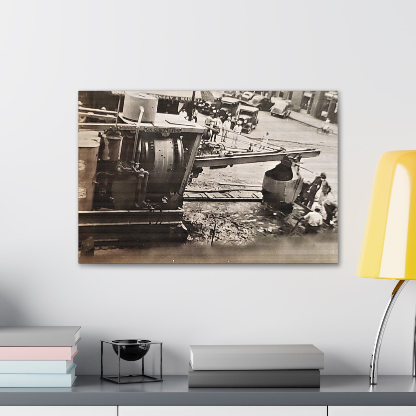 Concrete Worker Canvas Gallery Wraps