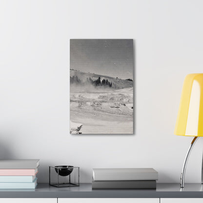 Mammoth Hot Springs Canvas Gallery Wraps 12" x 18" 1.25"