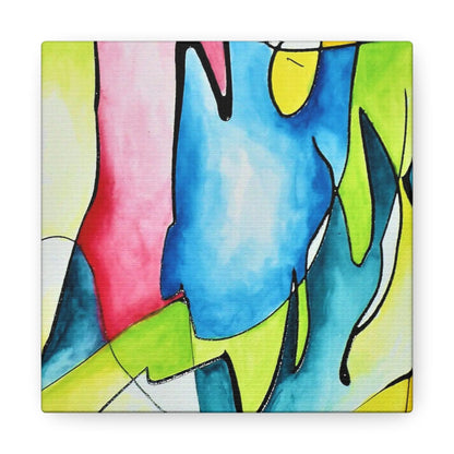 Blue Flame Canvas Gallery Wraps 6″ x 6″ 1.25"