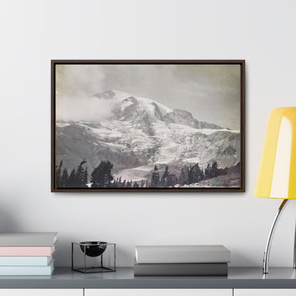 Mount Rainier Gallery Canvas Wraps Horizontal Frame 24″ x 16″ Walnut Premium Gallery Wraps (1.25″)