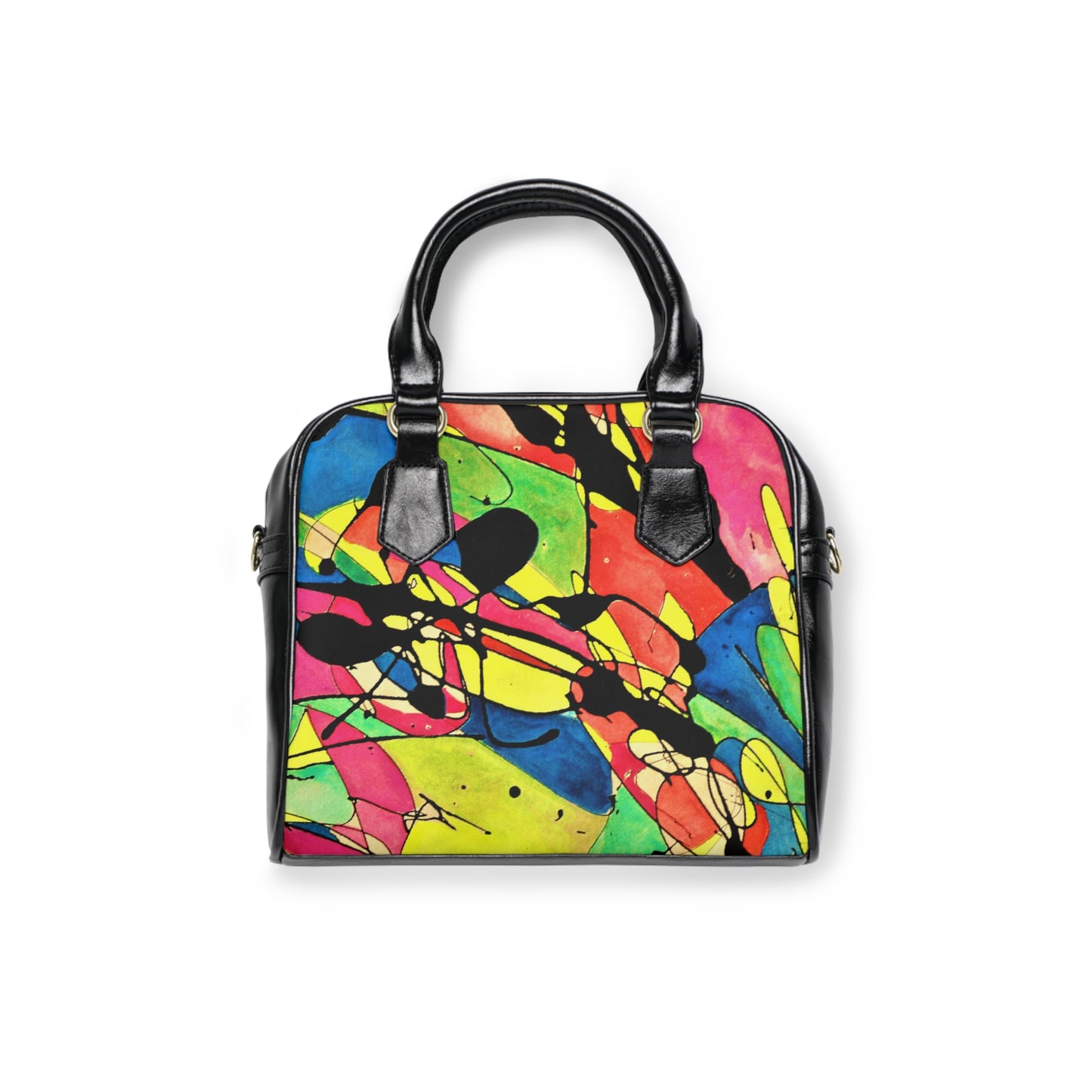 Exploding Earth Shoulder Handbag