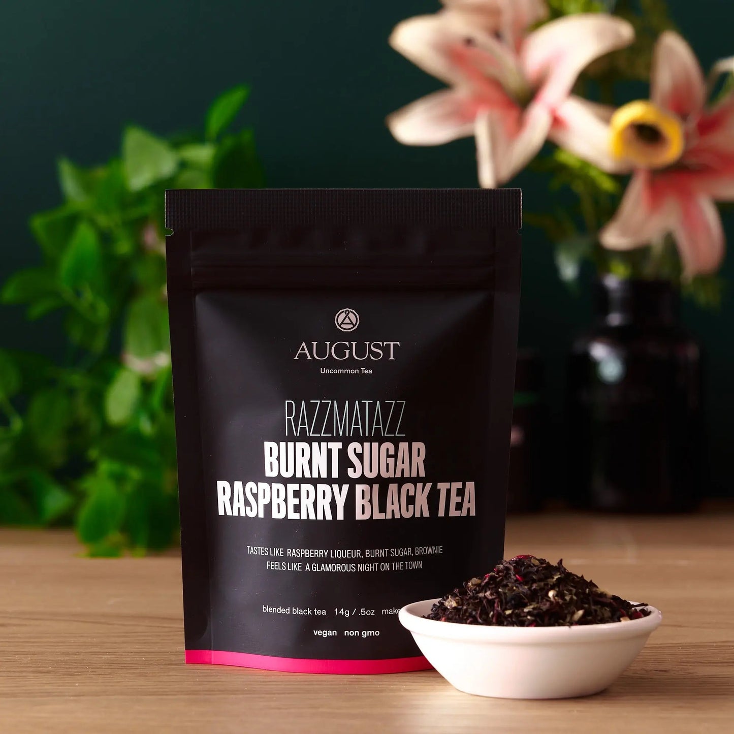 Razzmatazz - Raspberry Burnt Sugar Black Tea - 4 cup deluxe sample - Beverages > Teas > Black Teas