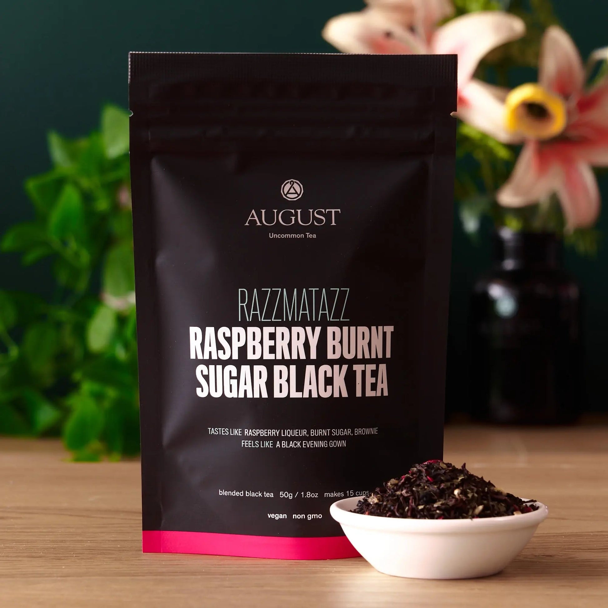 Razzmatazz - Raspberry Burnt Sugar Black Tea - 15 cup bag - Beverages > Teas > Black Teas