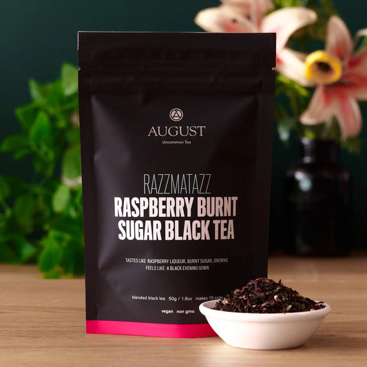 Razzmatazz - Raspberry Burnt Sugar Black Tea - 15 cup bag - Beverages > Teas > Black Teas