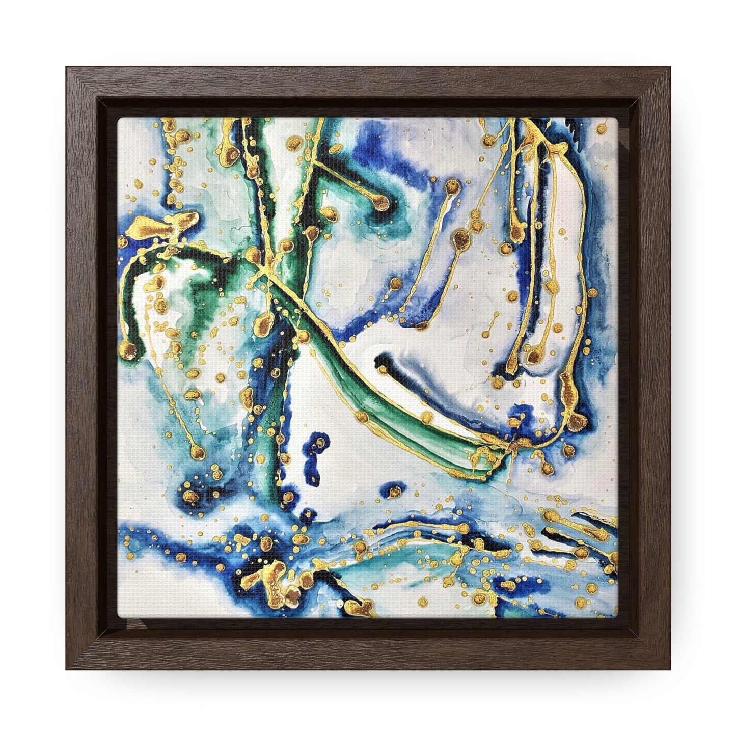 Blue Willow Gallery Canvas Wraps, Square Frame