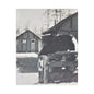 Yellowstone Bear Satin Canvas Stretched 8″ x 10″ (Vertical) 1.5"