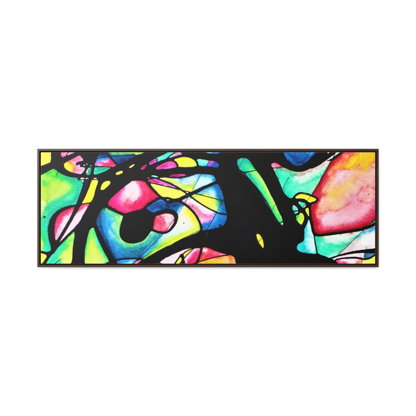 Peacock Gallery Canvas Wraps, Horizontal Frame