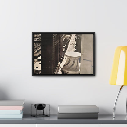 Michigan Ave Chicago Gallery Canvas Wraps Horizontal Frame 18″ x 12″ Black Premium Gallery Wraps (1.25″)