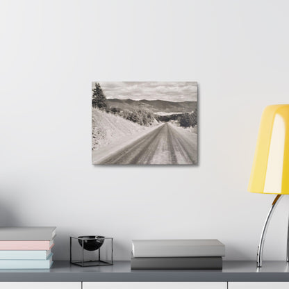 Western Road Stretched Canvas 1.5" 14″ x 11″