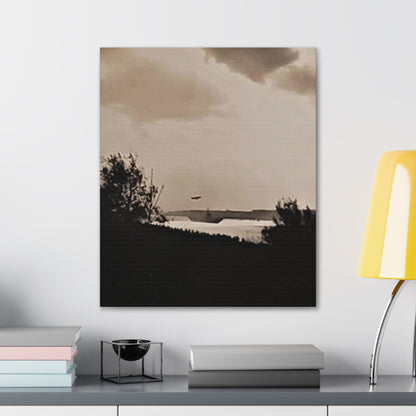 Navy Day New York October 27th 1945 Plane Canvas Gallery Wraps 20″ x 24″ 1.25"