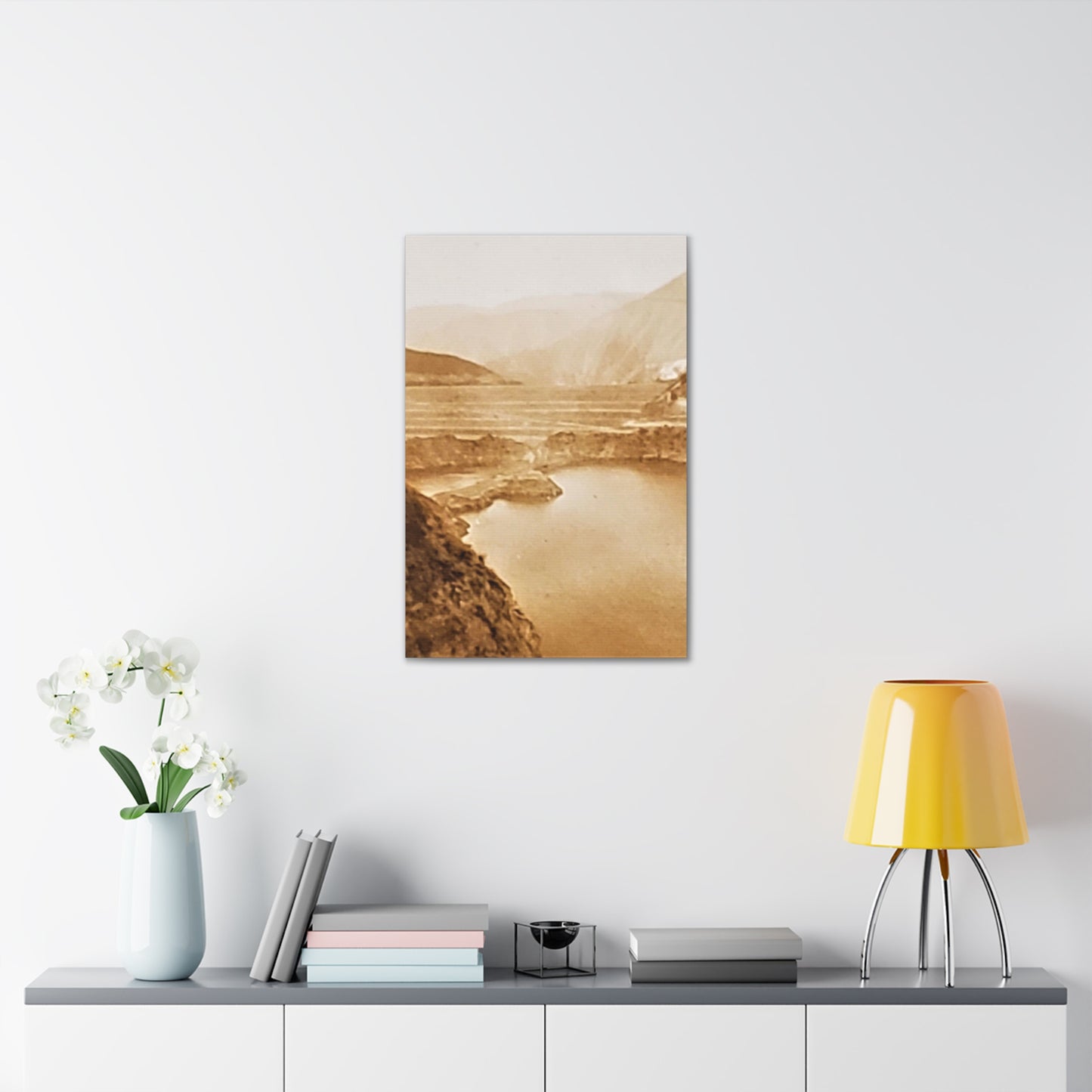 San Gabriel Dirt Fill Dam #1 Canvas Gallery Wraps