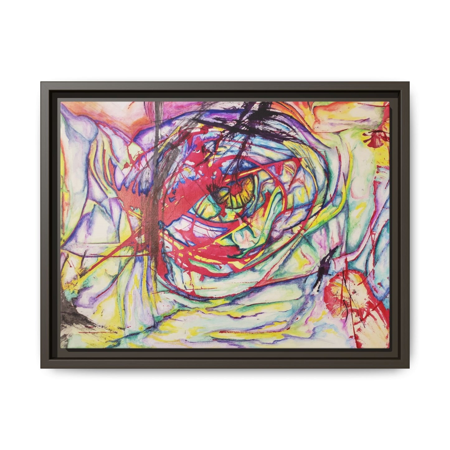 The Eye Framed Art Print - Kia Day Design