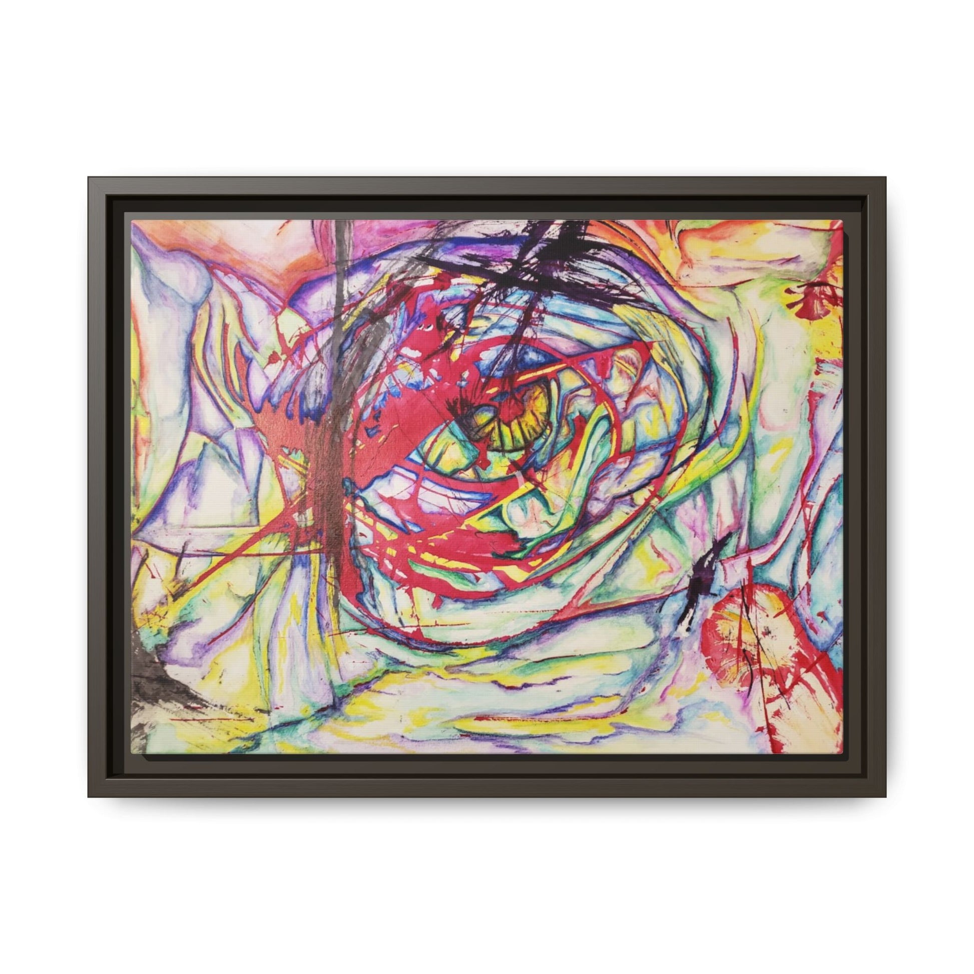 The Eye Framed Art Print - Kia Day Design