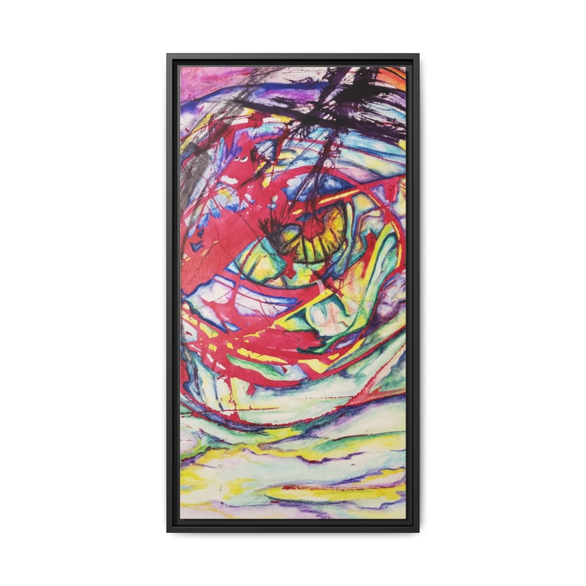 The Eye Framed Art Print - Kia Day Design