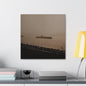 Navy Day New York Hudson River October 27th 1945 War Ships Canvas Gallery Wraps 20″ x 20″ 1.25"