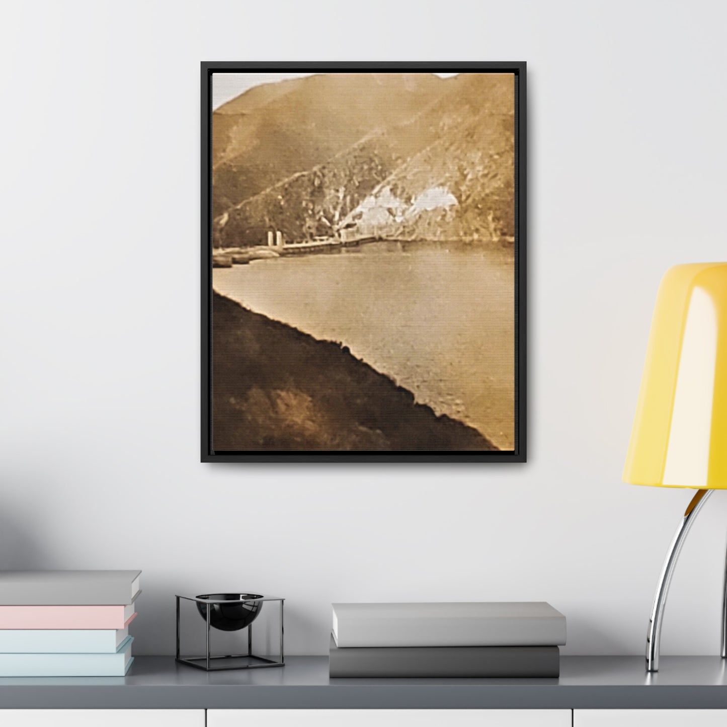 Morris Dam Lake Gallery Canvas Wraps, Vertical Frame