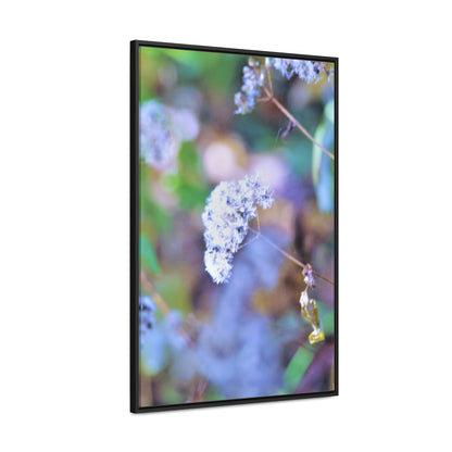 Macro Blue Gallery Canvas Wraps, Vertical Frame