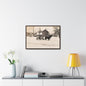 Milk Man Gallery Canvas Wraps Horizontal Frame 30″ x 20″ Walnut 1.25"