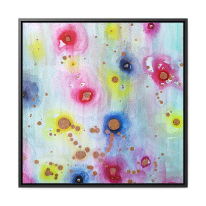 Raining Blooms Gallery Canvas Wraps, Square Frame 24″ x 24″ Premium Gallery Wraps (1.25″)