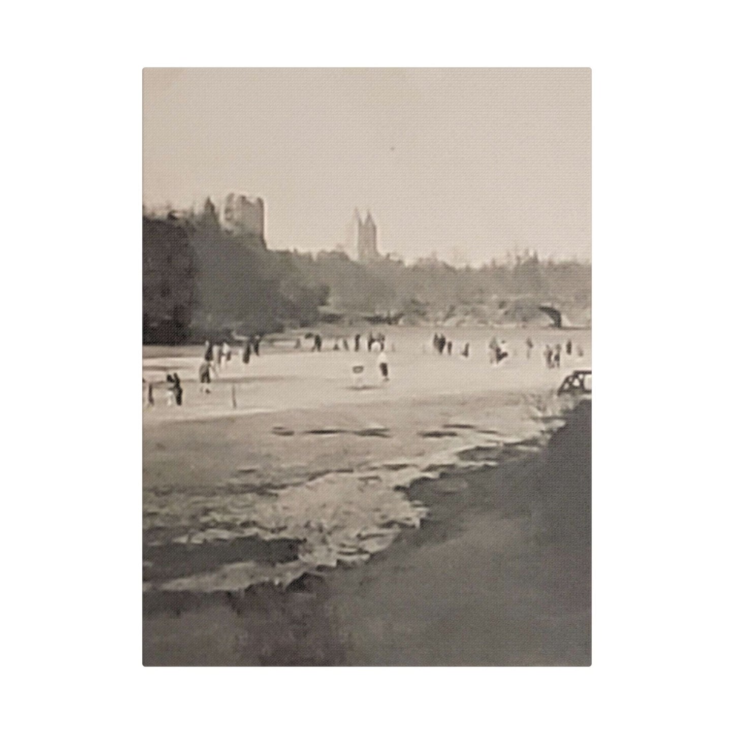Central Park Satin Canvas Stretched 12″ x 16″ (Vertical) 1.5"