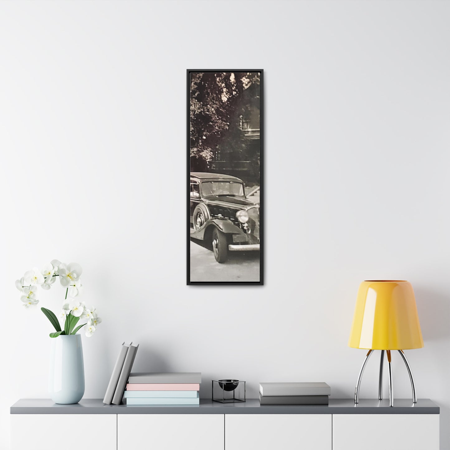 Classic Car Gallery Canvas Wraps, Vertical Frame