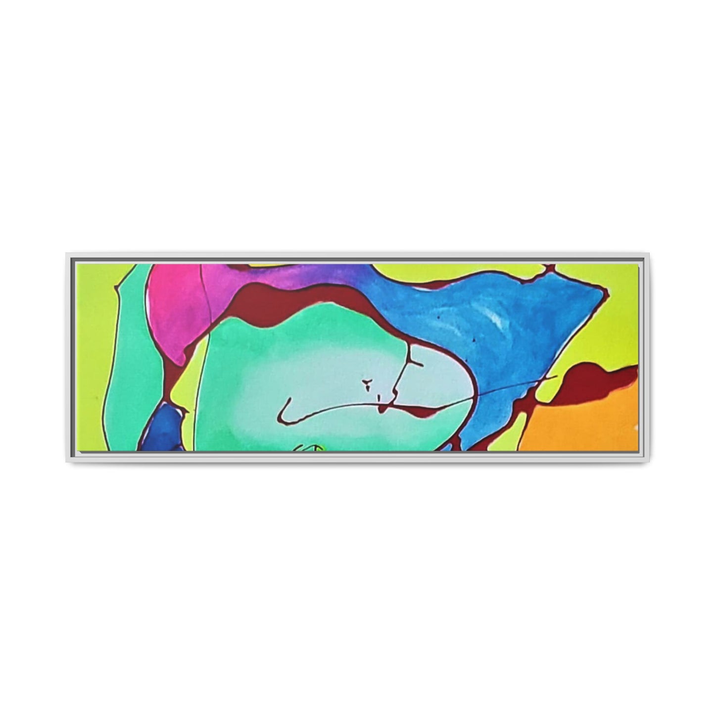 Kool Kid Matte Canvas Framed - Kia Day Design