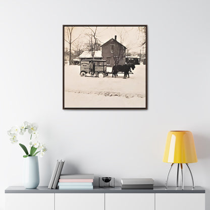 Milk Man Gallery Canvas Wraps Square Frame