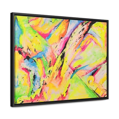 Neon Fire Gallery Canvas Wraps, Horizontal Frame