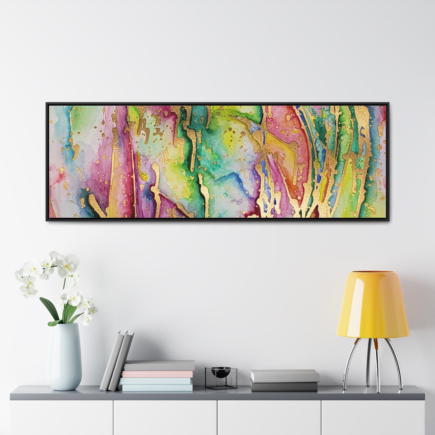 Acid Face Gallery Canvas Wraps, Horizontal Frame