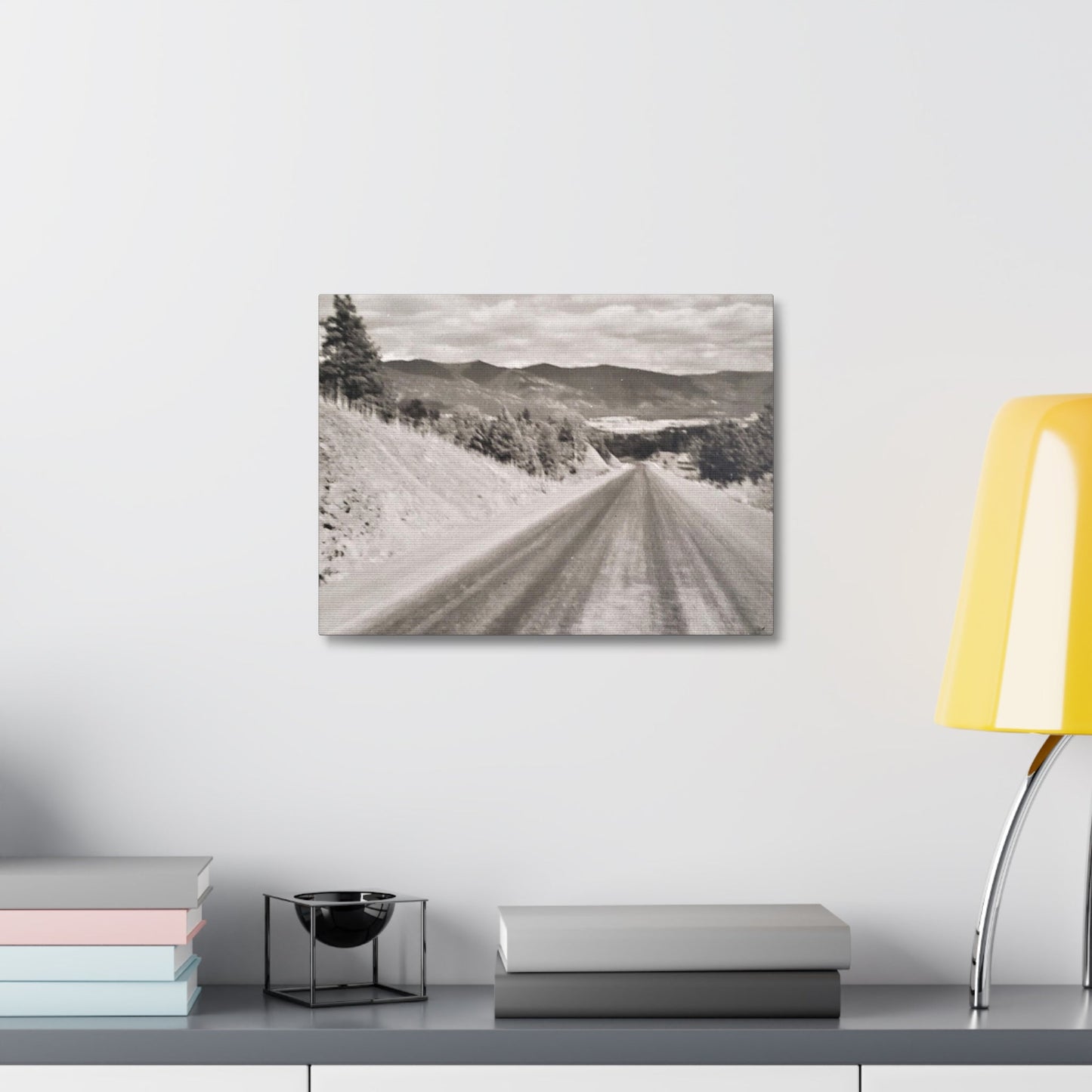 Western Road Stretched Canvas 1.5" 16″ x 12″