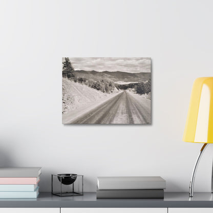 Western Road Stretched Canvas 1.5" 16″ x 12″