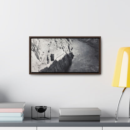 Boulder Dam Gallery Canvas Wraps Horizontal Frame 20″ x 10″ Walnut 1.25"