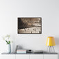 Rockefeller Plaza Easter 1945 Gallery Canvas Wraps Horizontal Frame 30″ x 20″ Walnut 1.25"