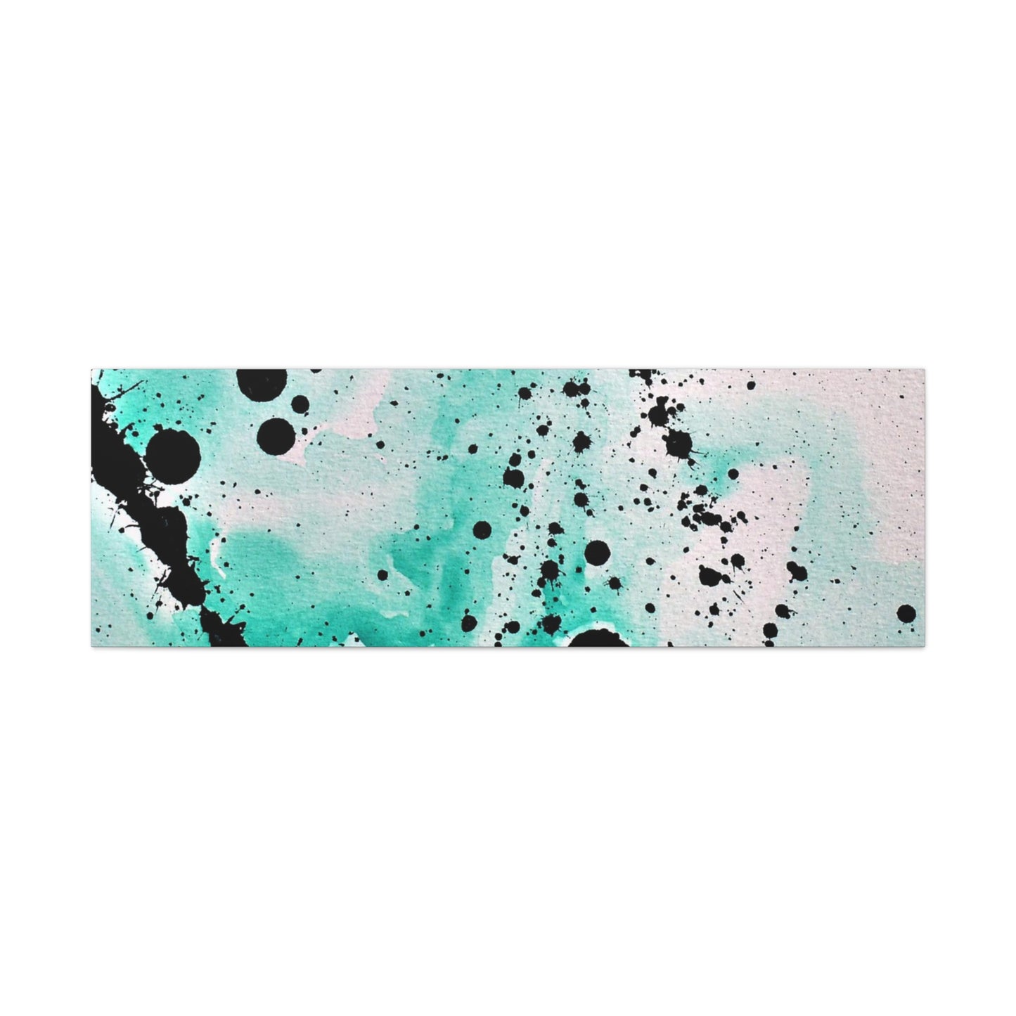 Teal Burst Canvas Gallery Wraps