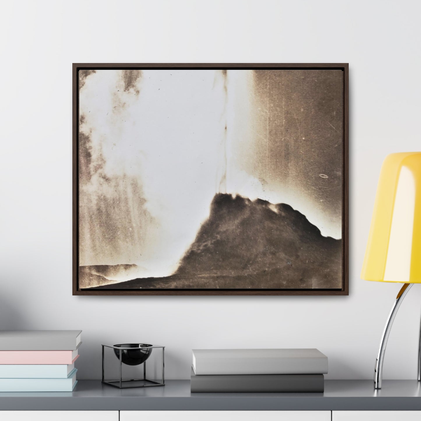 White Dome Geyser Yellowstone Gallery Canvas Wraps, Horizontal Frame