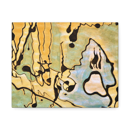 Screaming Ghost Stretched Canvas 1.5" 10″ x 8″