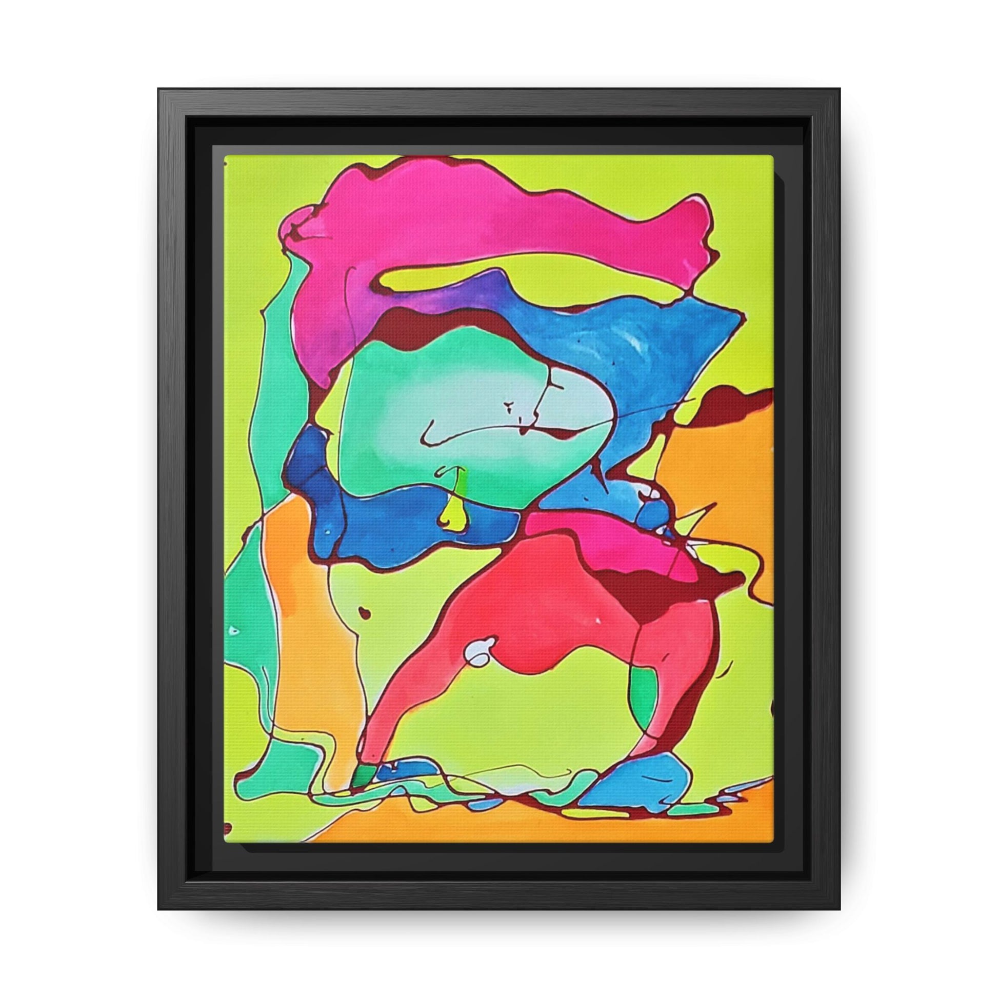 Kool Kid Matte Canvas Framed - Kia Day Design