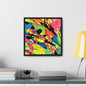 Exploding Earth Gallery Canvas Wraps Square Frame 16″ x 16″ 1.25"