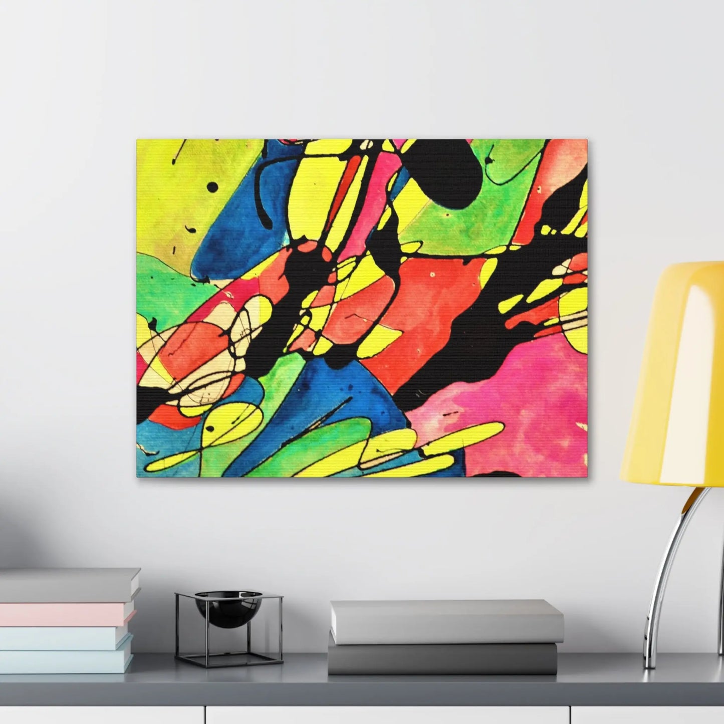 Exploding Earth Canvas Gallery Wraps 24″ x 18″ 1.25"