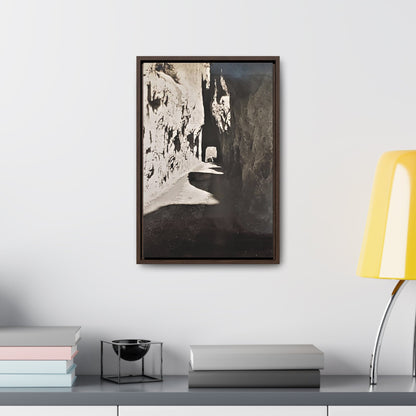 Tunnel at The Needles Gallery Canvas Wraps Vertical Frame 12″ x 18″ Premium Gallery Wraps (1.25″) Walnut