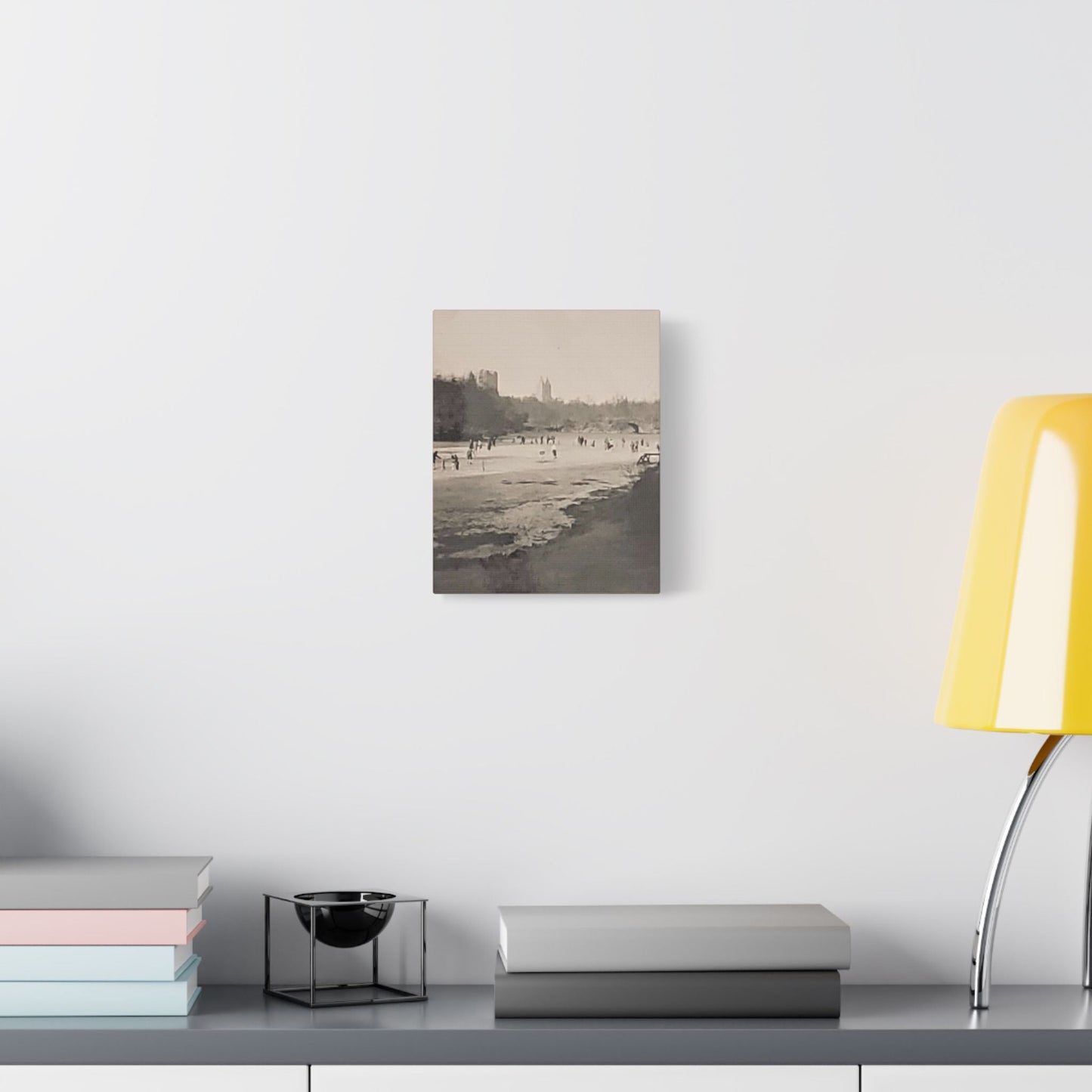 Central Park Satin Canvas Stretched