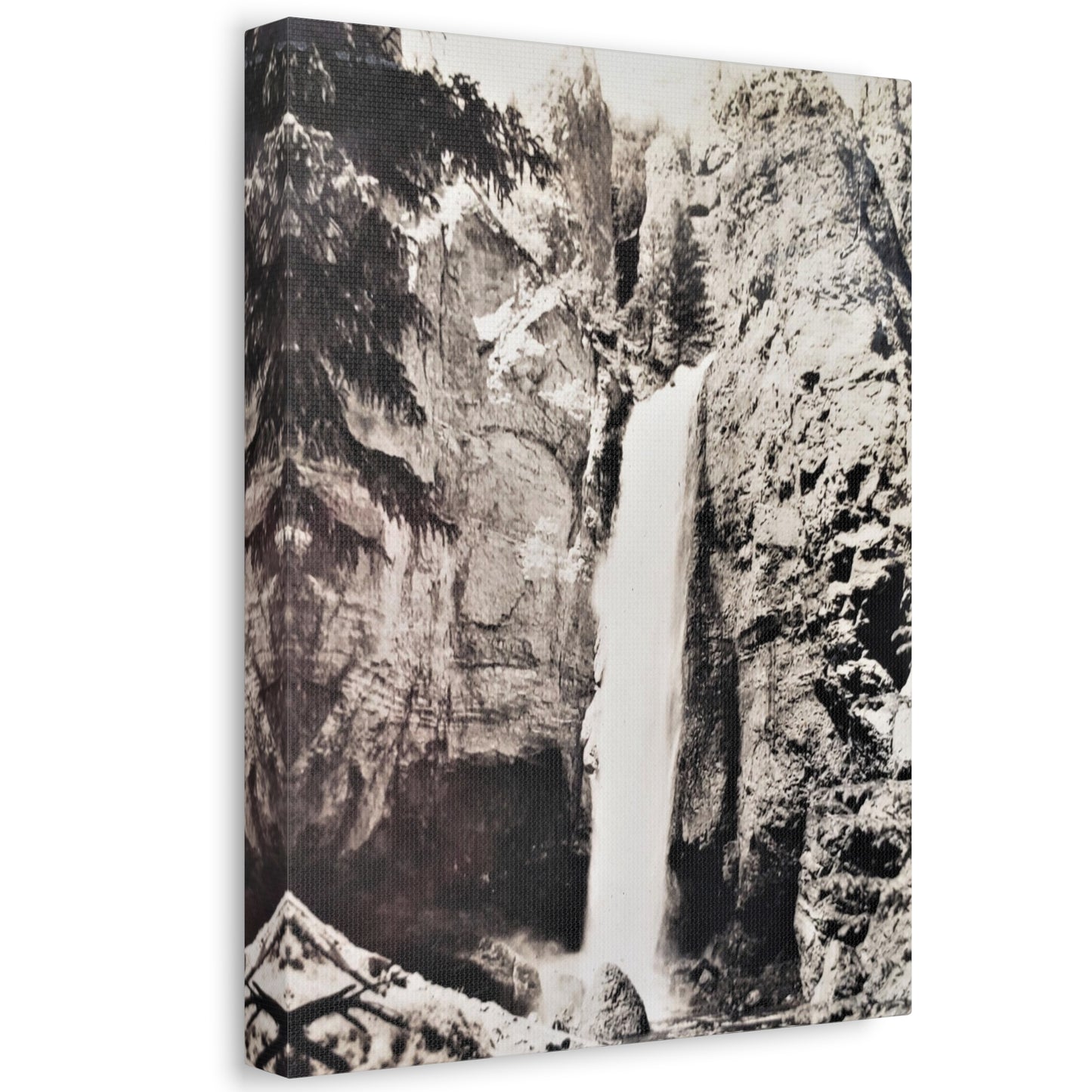 Tower Falls Yellowstone Stretched Canvas