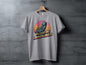 Raised on Landlines Retro Style Phone Design T-Shirt - Heather Storm - T-Shirt