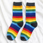 Rainbow Striped Stockings for Women - Kia Day Design