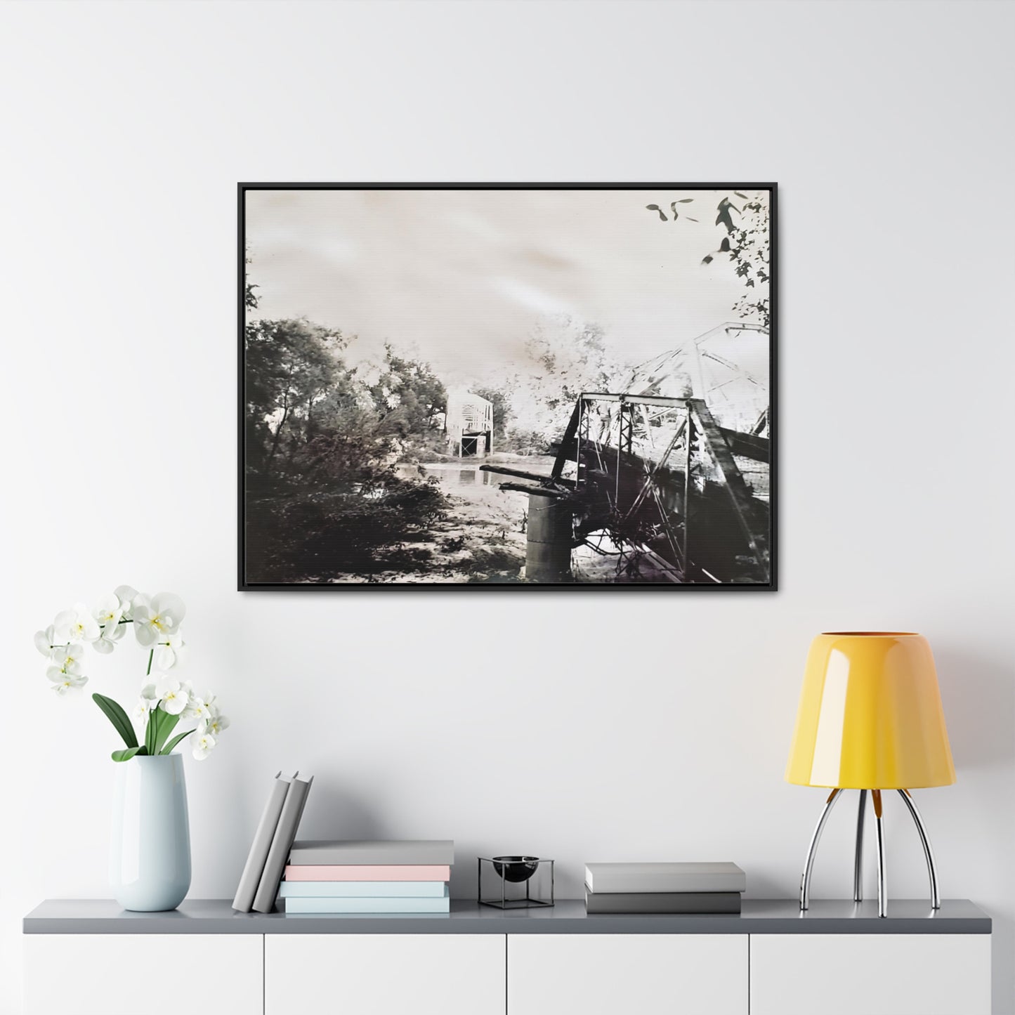 Bridge Gallery Canvas Wraps, Horizontal Frame