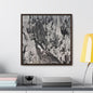 Cleopatras Needle Yellowstone Gallery Canvas Wraps Square Frame 20″ x 20″ 1.25" Walnut
